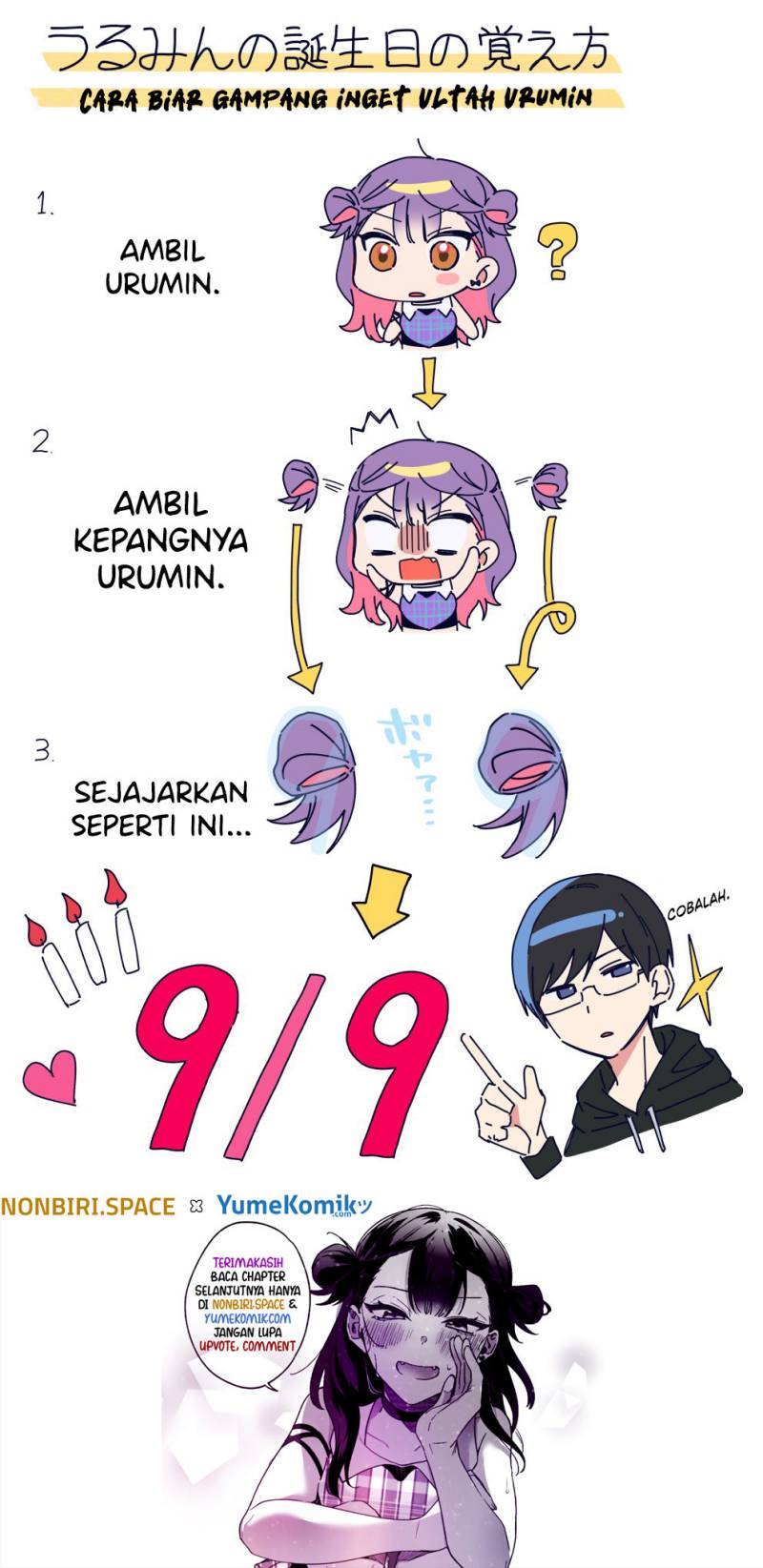 Damedol To Sekai Ni Hitori Dake No Fan (Serialization) Chapter 08.5 Bahasa Indonesia - 31